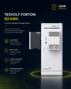TESVOLT FORTON Gewerbespeicher Outdoor 92 kWh